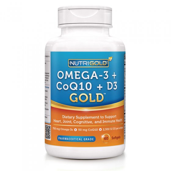 OMEGA3 + COQ10 + VITAMIN D3 GOLD Elite Fitness NZ Elite Fitness NZ