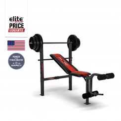 CB204 BENCH + 100LB WEIGHT SET