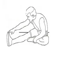 seated hamstring stretch