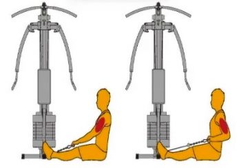 seated row on a multi gym